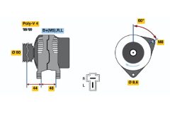 BOSCH 0986035291 — Alternator