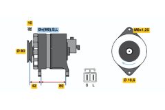 BOSCH 0986038930 — Генератор