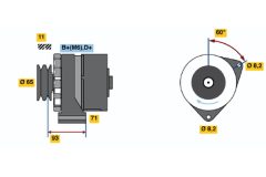 BOSCH 0986039150 — Alternator