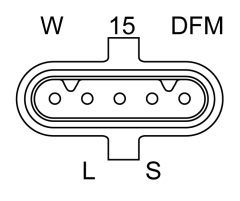 BOSCH 0986048100 — Генератор