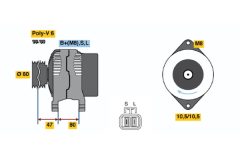 BOSCH 0986045671 — Генератор