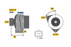 BOSCH 0986049910 — Генератор
