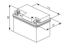 BOSCH 0986122601 — Стартерный аккумулятор