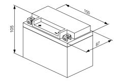 BOSCH 0986122608 — Baterie de pornire