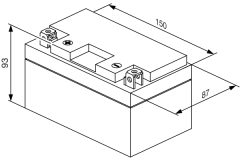 BOSCH 0986122615 — Baterie de pornire