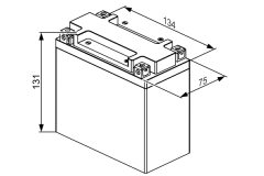 BOSCH 0986122622 — Стартерный аккумулятор