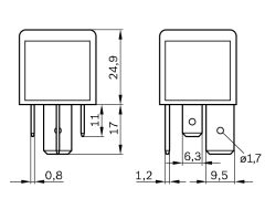 BOSCH 0986332080 — Реле рабочего тока