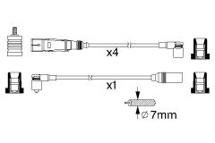 BOSCH 0986356355 — Set fișe bujii