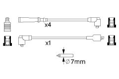 BOSCH 0986356702 — Set fișe bujii