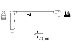 BOSCH 0986356787 — Set fișe bujii