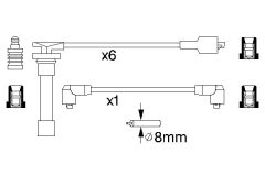 BOSCH 0986356788 — Set fișe bujii