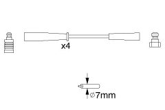 BOSCH 0986356817 — Set fișe bujii