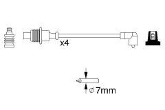BOSCH 0986356854 — Set fișe bujii