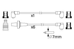BOSCH 0986357220 — Комплект высоковольтных проводов