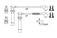 BOSCH 0986357239 — Комплект высоковольтных проводов