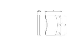 BOSCH 0986424099 — Колодки тормозные дисковые