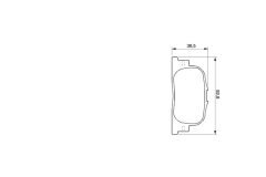 BOSCH 0986424730 — Plăcuțe de frână disc