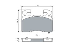 BOSCH 0986424894 — Колодки тормозные дисковые