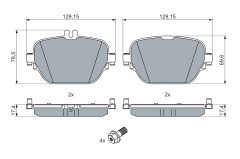 BOSCH 0986460039 — Plăcuțe de frână disc