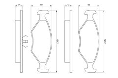 BOSCH 0986460986 — Колодки тормозные дисковые