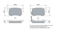 BOSCH 0986461006 — Колодки тормозные дисковые