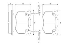 BOSCH 0986466311 — Колодки тормозные дисковые