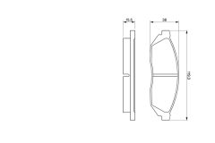 BOSCH 0986467311 — Колодки тормозные дисковые