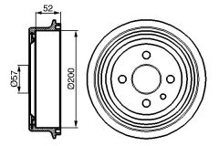 BOSCH 0986477018 — Тормозной барабан