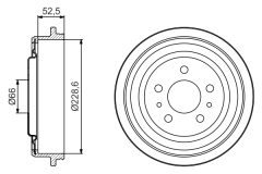 BOSCH 0986477248 — Тормозной барабан