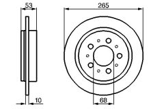 BOSCH 0986478042 — Disc de frână