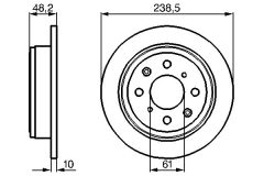 BOSCH 0986478350 — Disc de frână