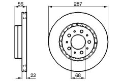 BOSCH 0986478388 — Disc de frână