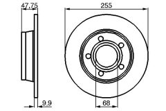 BOSCH 0986478480 — Disc de frână