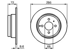 BOSCH 0986478640 — Disc de frână