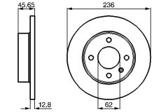 BOSCH 0986478776 — Тормозной диск