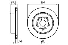 BOSCH 0986479023 — Тормозной диск