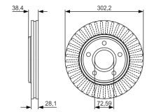 BOSCH 0986479046 — Тормозной диск