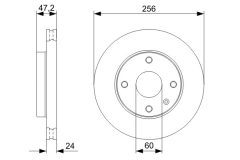 BOSCH 0986479328 — Disc de frână
