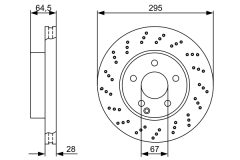 BOSCH 0986479331 — Тормозной диск