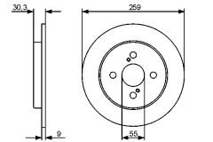 BOSCH 0986479420 — Тормозной диск