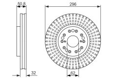 BOSCH 0986479485 — Тормозной диск