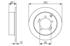 BOSCH 0986479603 — Тормозной диск