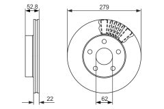 BOSCH 0986479618 — Disc de frână