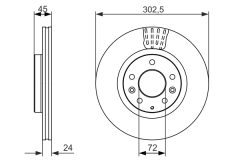 BOSCH 0986479700 — Disc de frână