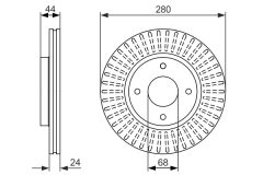 BOSCH 0986479737 — Тормозной диск