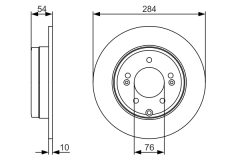 BOSCH 0986479A45 — Disc de frână