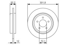 BOSCH 0986479A53 — Тормозной диск