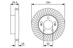 BOSCH 0986479C31 — Тормозной диск