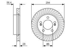 BOSCH 0986479D32 — Тормозной диск
