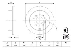 BOSCH 0986479D78 — Тормозной диск